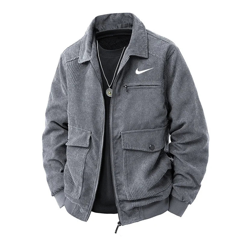 Men's New Retro Casual Corduroy Jacket