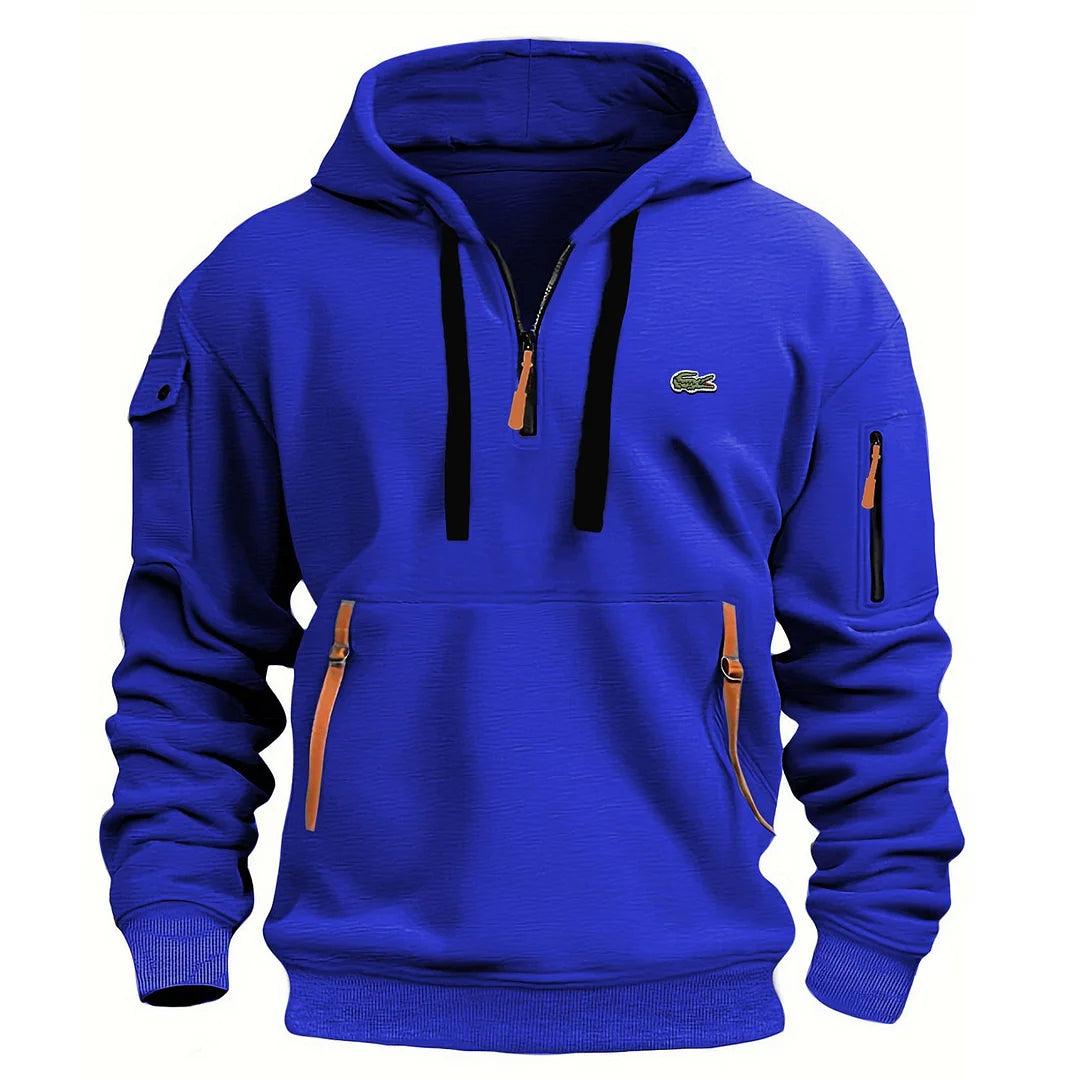 Men's Casual Multi-Pocket Hoodie