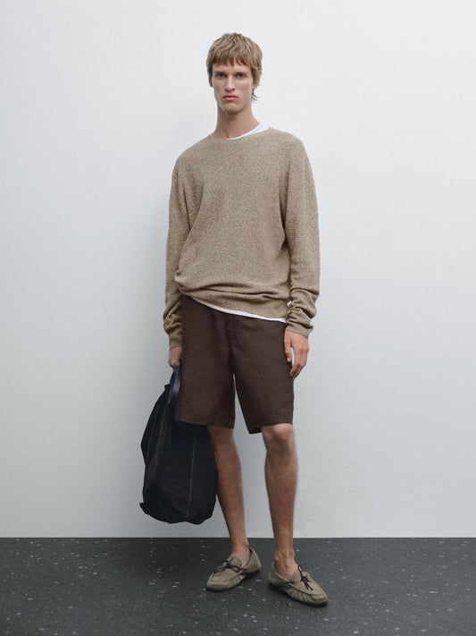 100% cotton  knit sweater