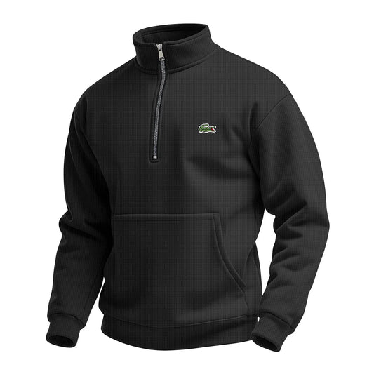 Men's Turtleneck Half Zip Sweatshirt