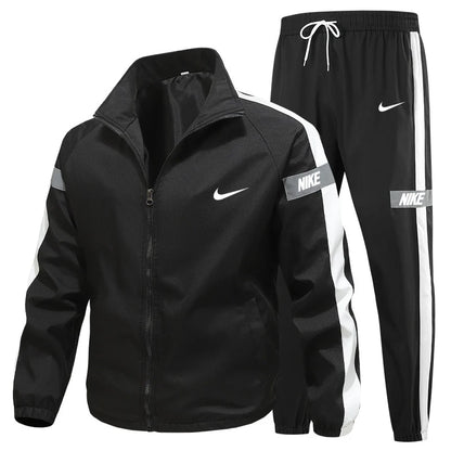 Men’s Two-Piece Athletic Tracksuit Set