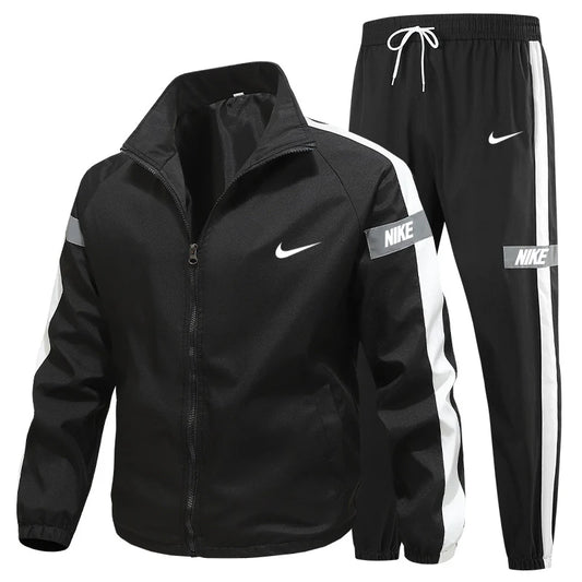 Men’s Two-Piece Athletic Tracksuit Set