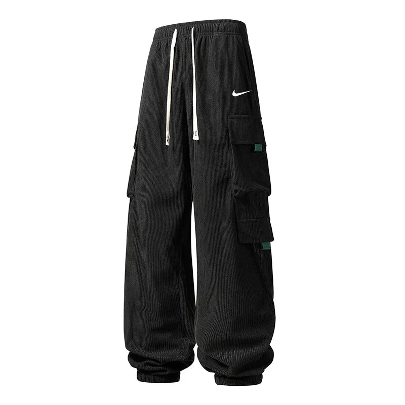 Men's Casual Loose Straight-Leg Trousers