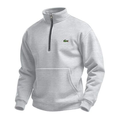 Men's Turtleneck Half Zip Sweatshirt