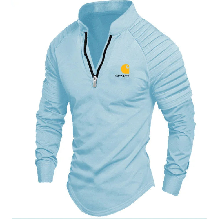 Men's Zip Long Sleeve Sports Shirt