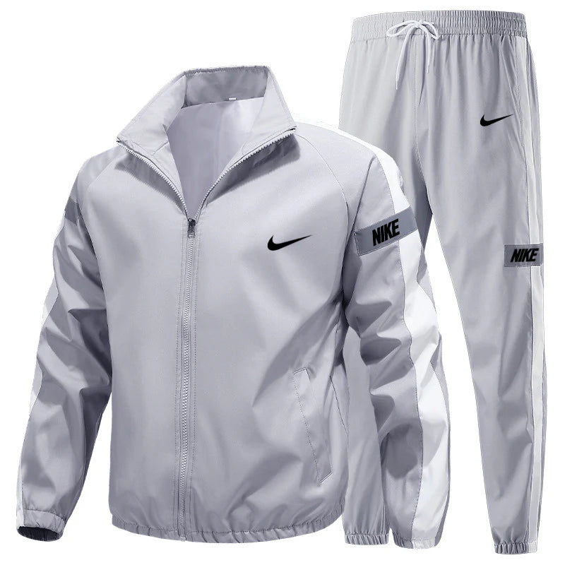 Men’s Two-Piece Athletic Tracksuit Set