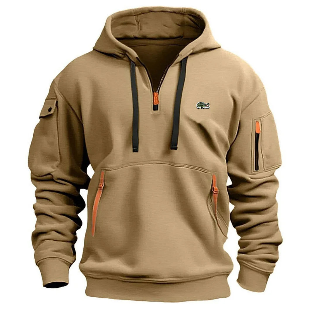 Men's Casual Multi-Pocket Hoodie