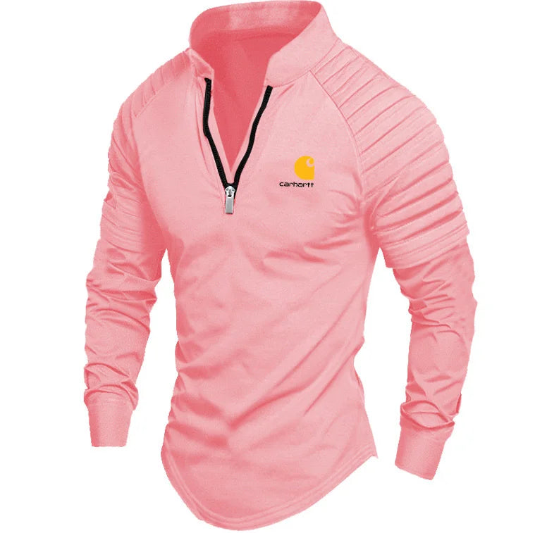 Men's Zip Long Sleeve Sports Shirt