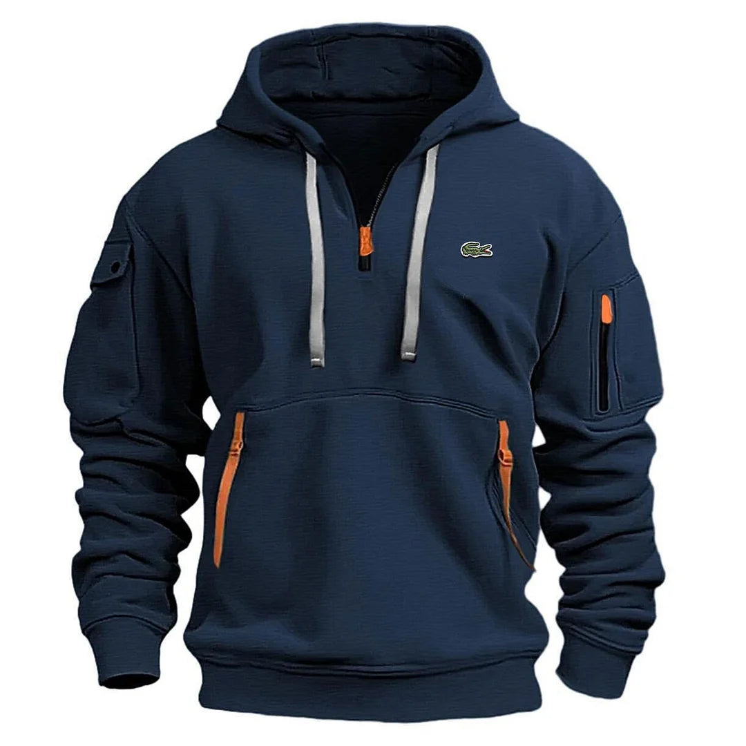 Men's Casual Multi-Pocket Hoodie