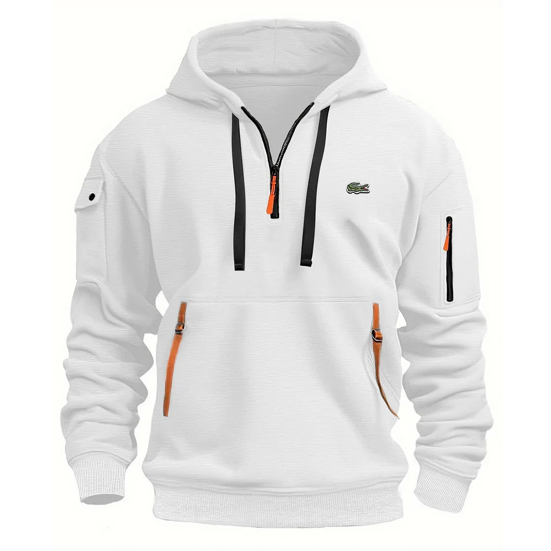 Men's Casual Multi-Pocket Hoodie