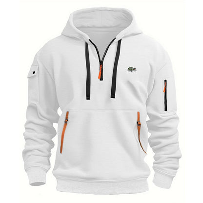 Men's Casual Multi-Pocket Hoodie