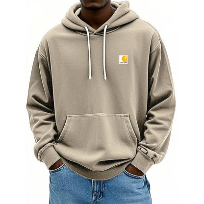 Men's Retro Washed Distressed Hoodie