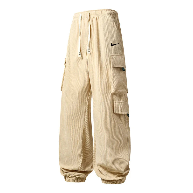 Men's Casual Loose Straight-Leg Trousers