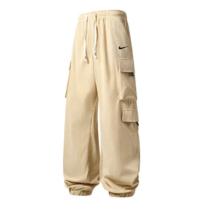 Men's Casual Loose Straight-Leg Trousers