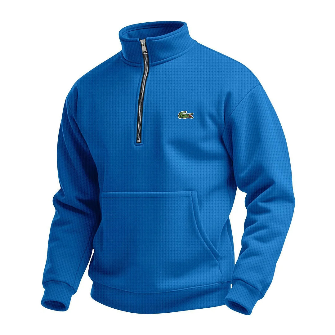 Men's Turtleneck Half Zip Sweatshirt