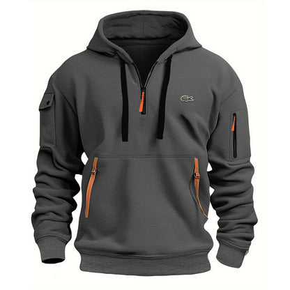 Men's Casual Multi-Pocket Hoodie