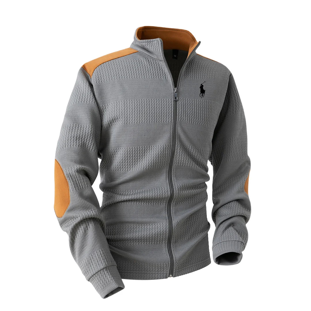 Men's Embroidered Zip Jacket