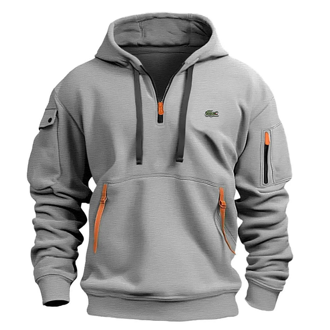 Men's Casual Multi-Pocket Hoodie