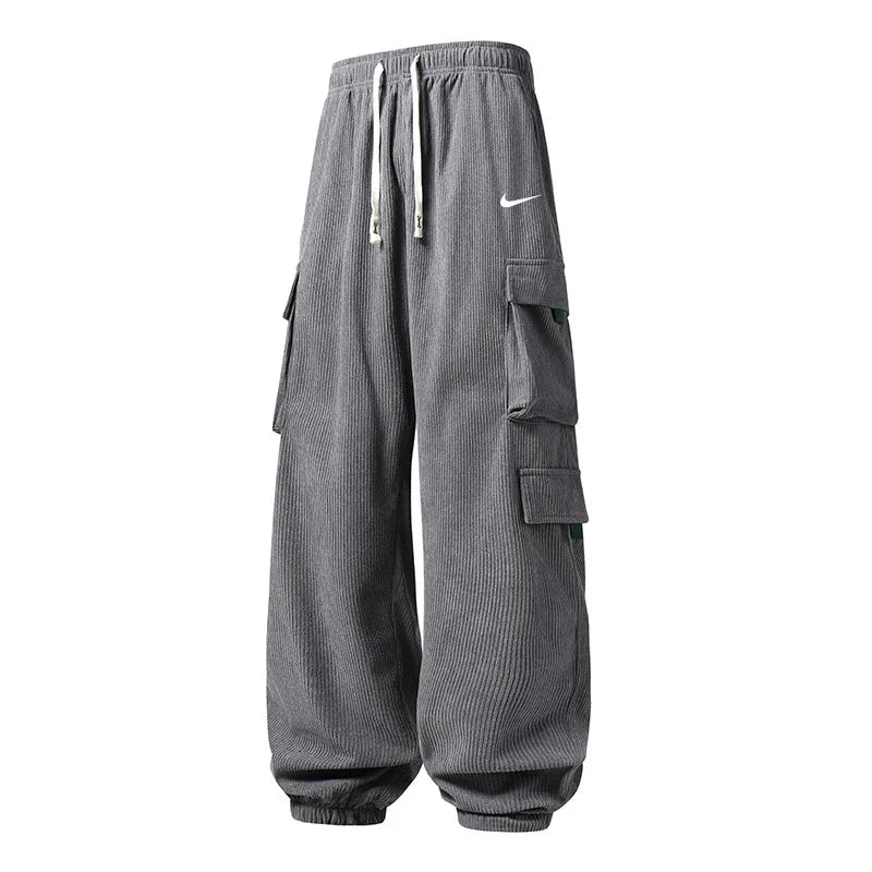 Men's Casual Loose Straight-Leg Trousers